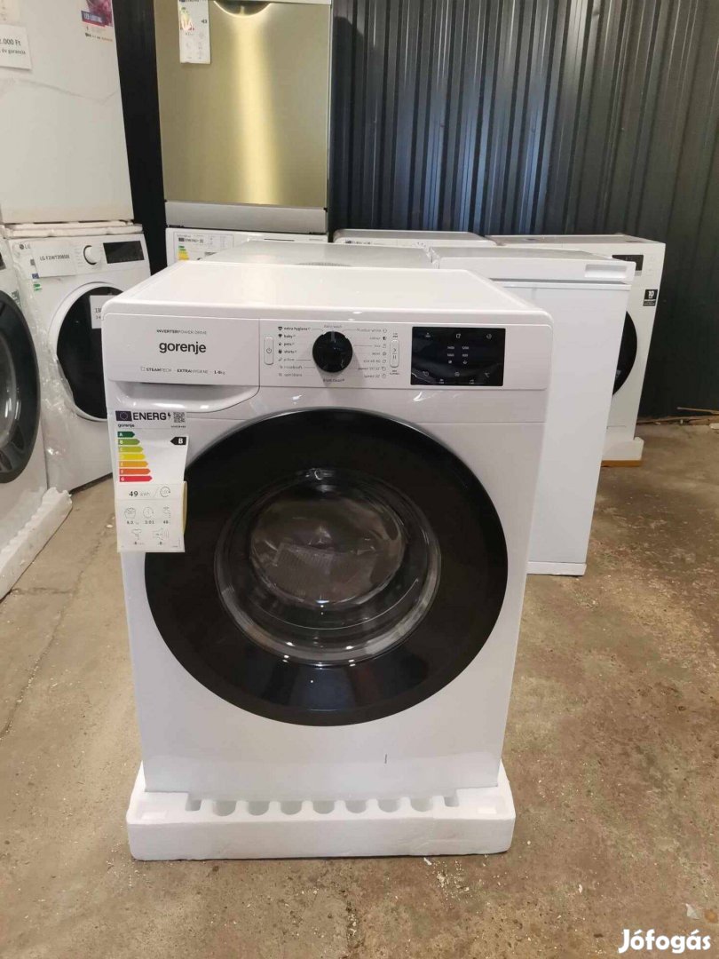 Gorenje 8 kg Inverteres mosógép 3 garanciával Áruhitelre is