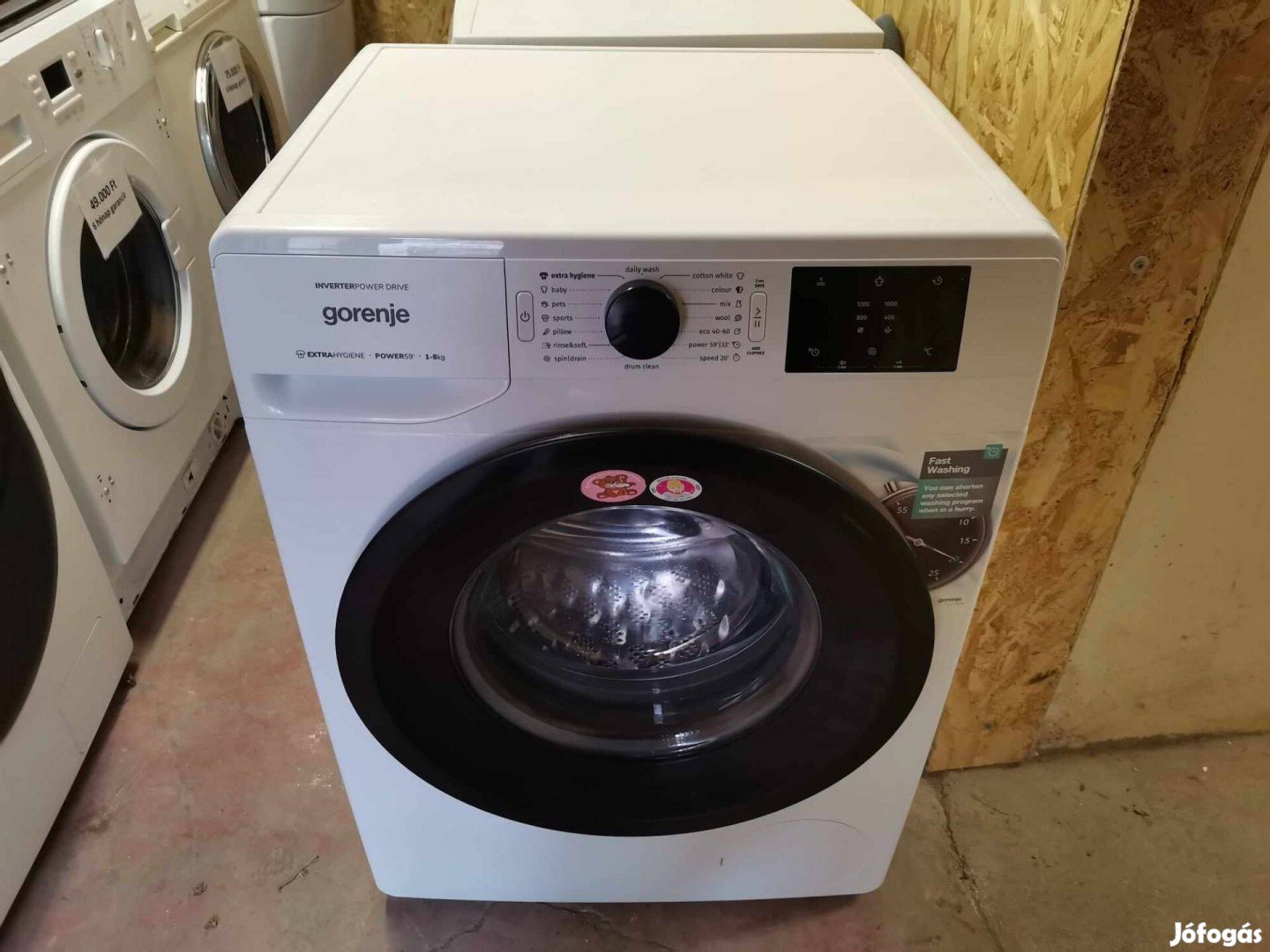 Gorenje 8 kg mosógép garanciával 1400 centrifugával eladó