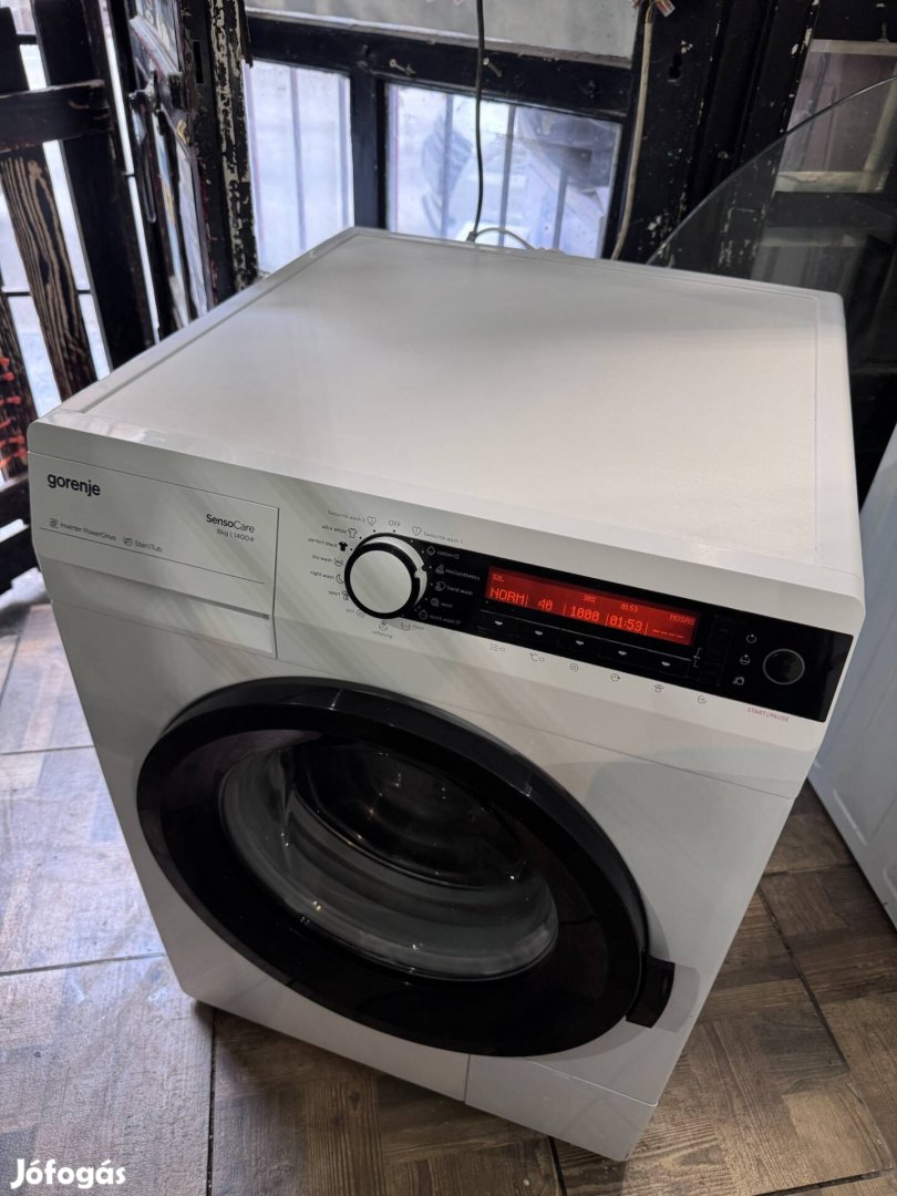 Gorenje 8kg 1400 mosógép garanciával 