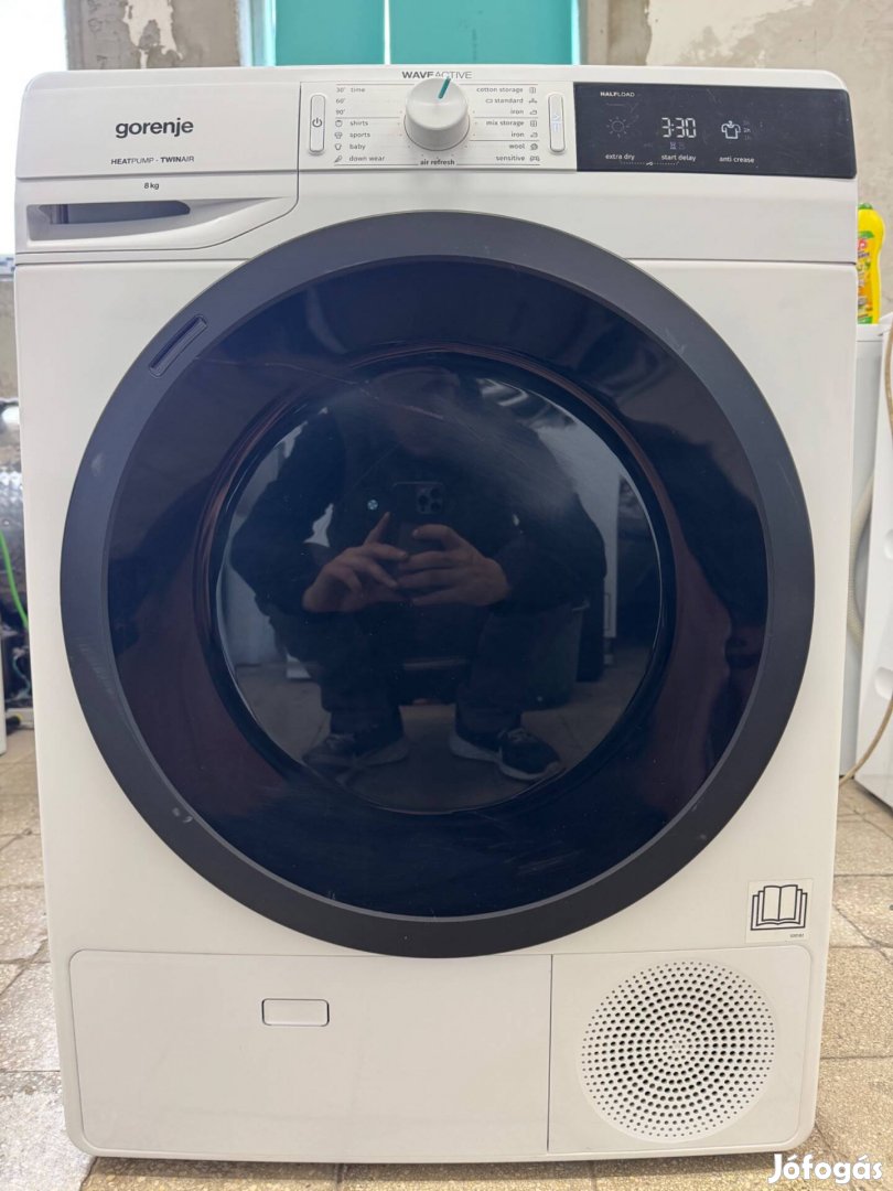 Gorenje 8kg hőszivattyús szárítógép eladó!