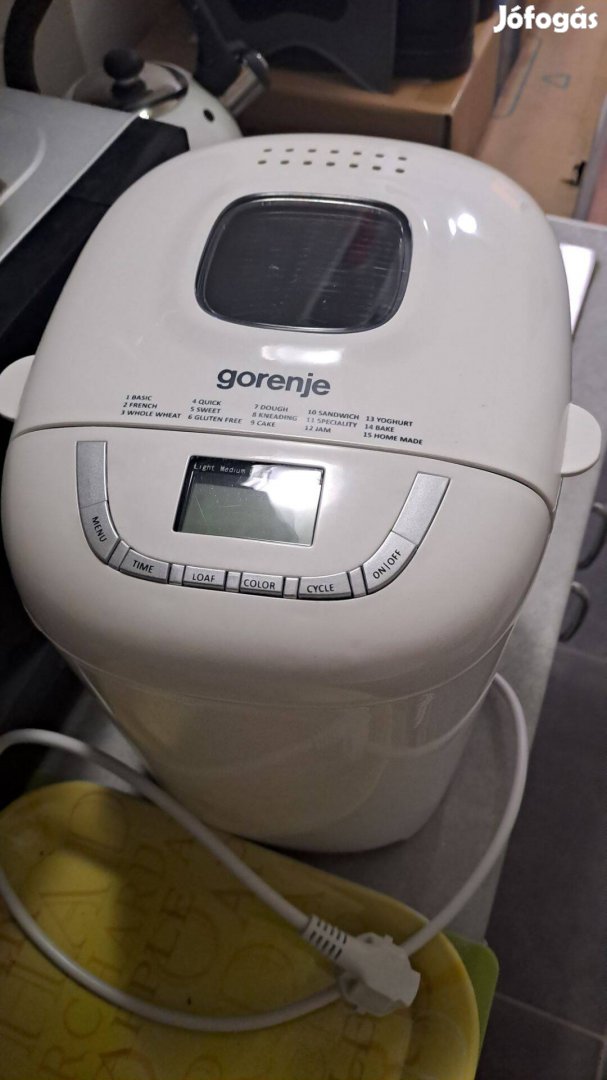 Gorenje BM 910 W II kenyérsütő