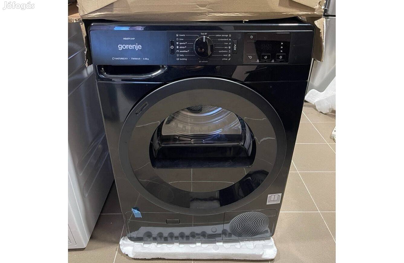 Gorenje DNE82/Bgn Inverteres hőszivattyús szárító,A++,8kg(235e.helyett