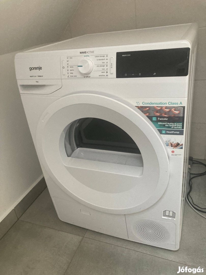 Gorenje De82G 8 kg hőszivattyús szárítógép