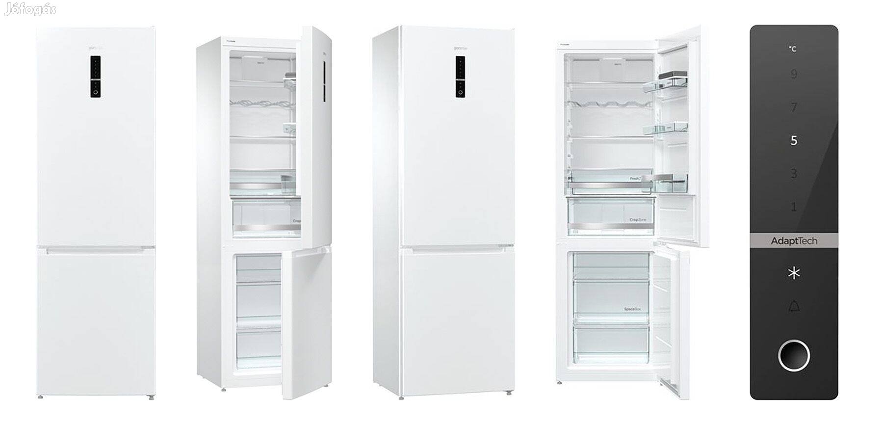 Gorenje Frostless RK6193LW kombinált alulfagyasztós hűtőszekrény