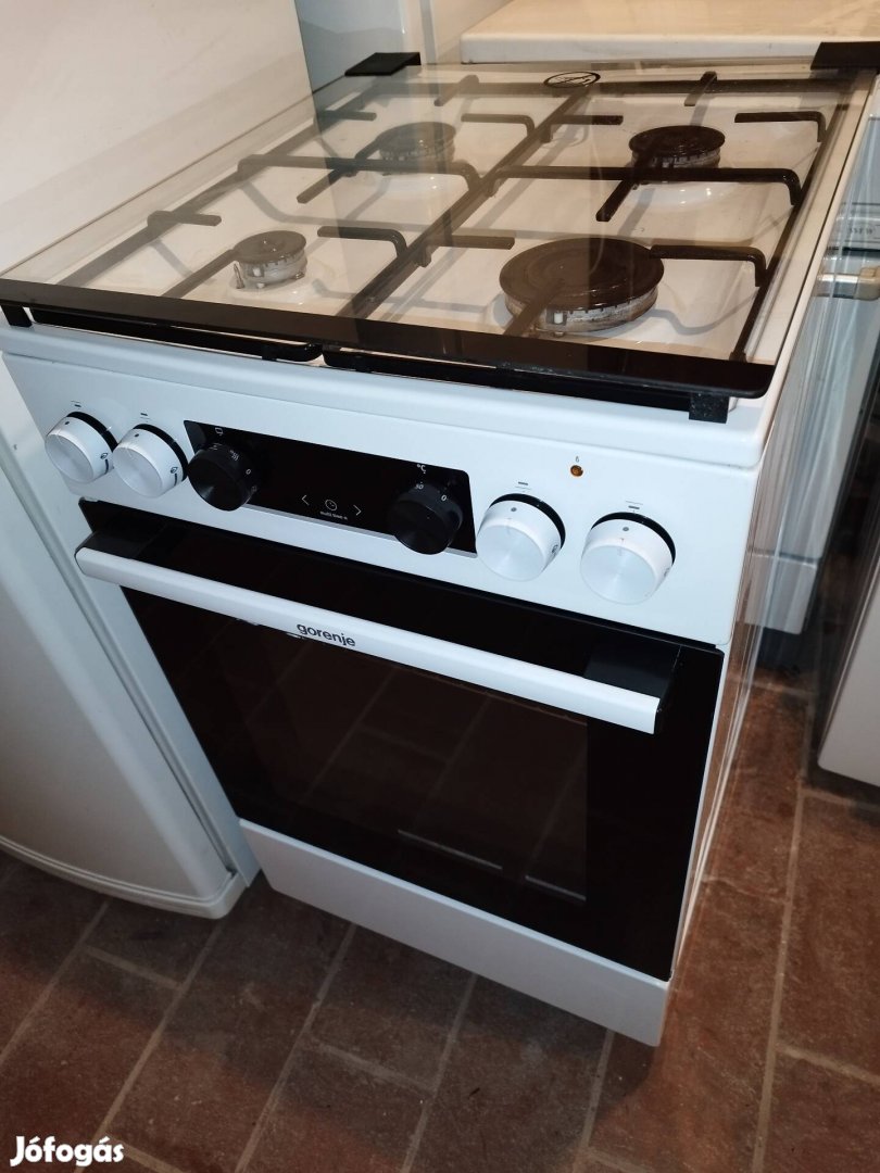 Gorenje GK5C41WJ kombinált gáztűzhely hőlégkeverős sütő PB is 