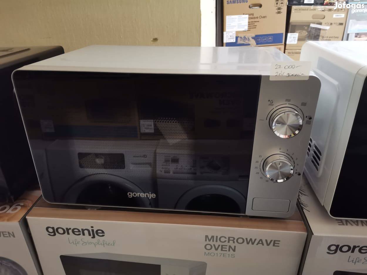 Gorenje MO17E1S 17L ezüst Mikrohullámú sütő 2 év garancia