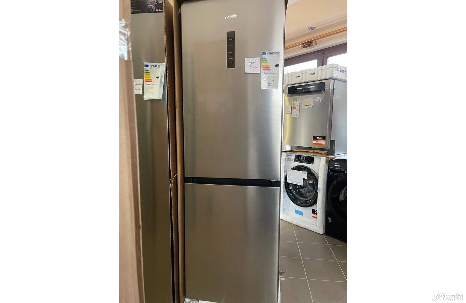 Gorenje N619Eaxl4 Inverteres Nofrost hűtő, A++,304L.(180e.helyett)