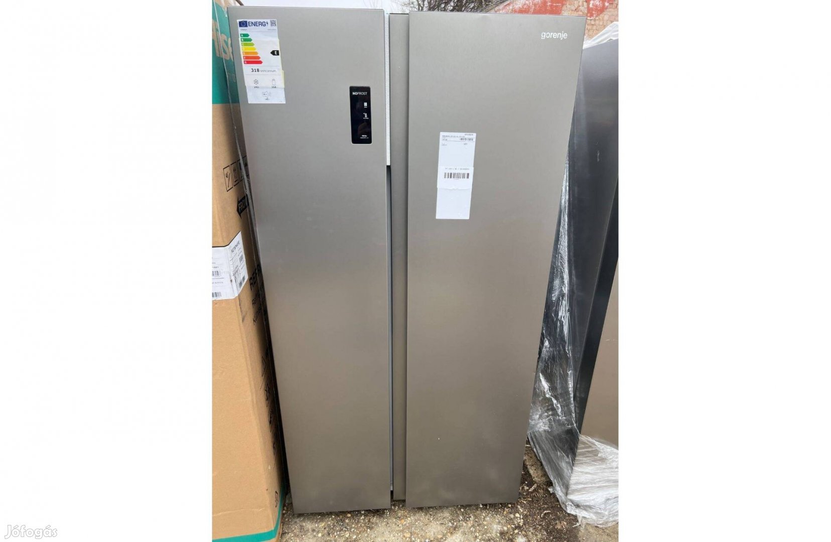 Gorenje NRR9185Eaxl, 550 literes, amerikai hűtő, 249e.ft helyett!!