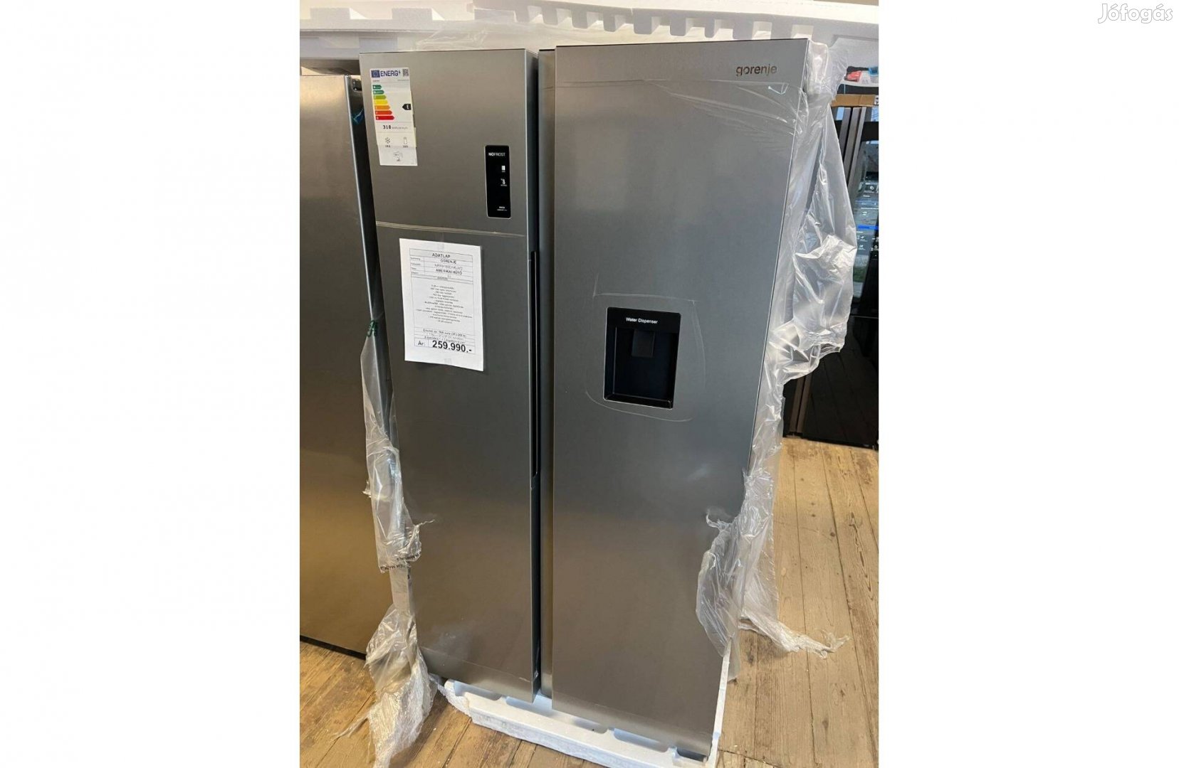 Gorenje NRR9185Eaxlwd, 547 literes, italos, SBS hűtő, 313e.ft helyett!