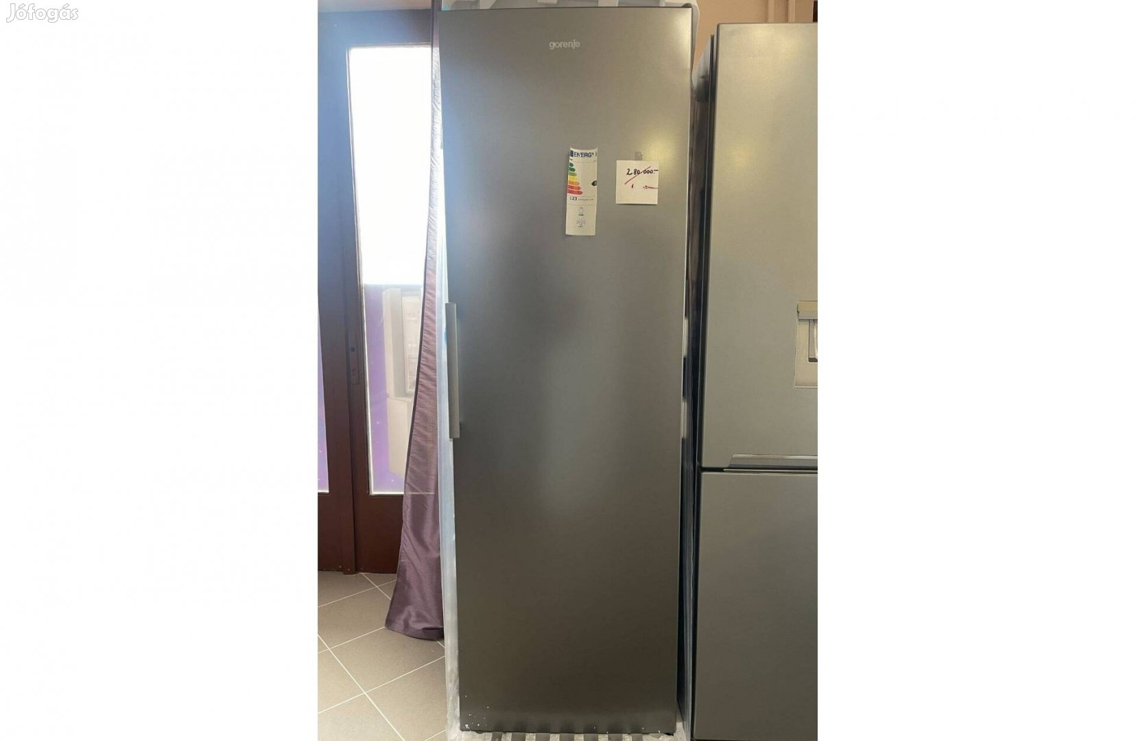 Gorenje R619EES5 Új egyajtós hűtőszekrény, 398L A++,(280e.helyett)