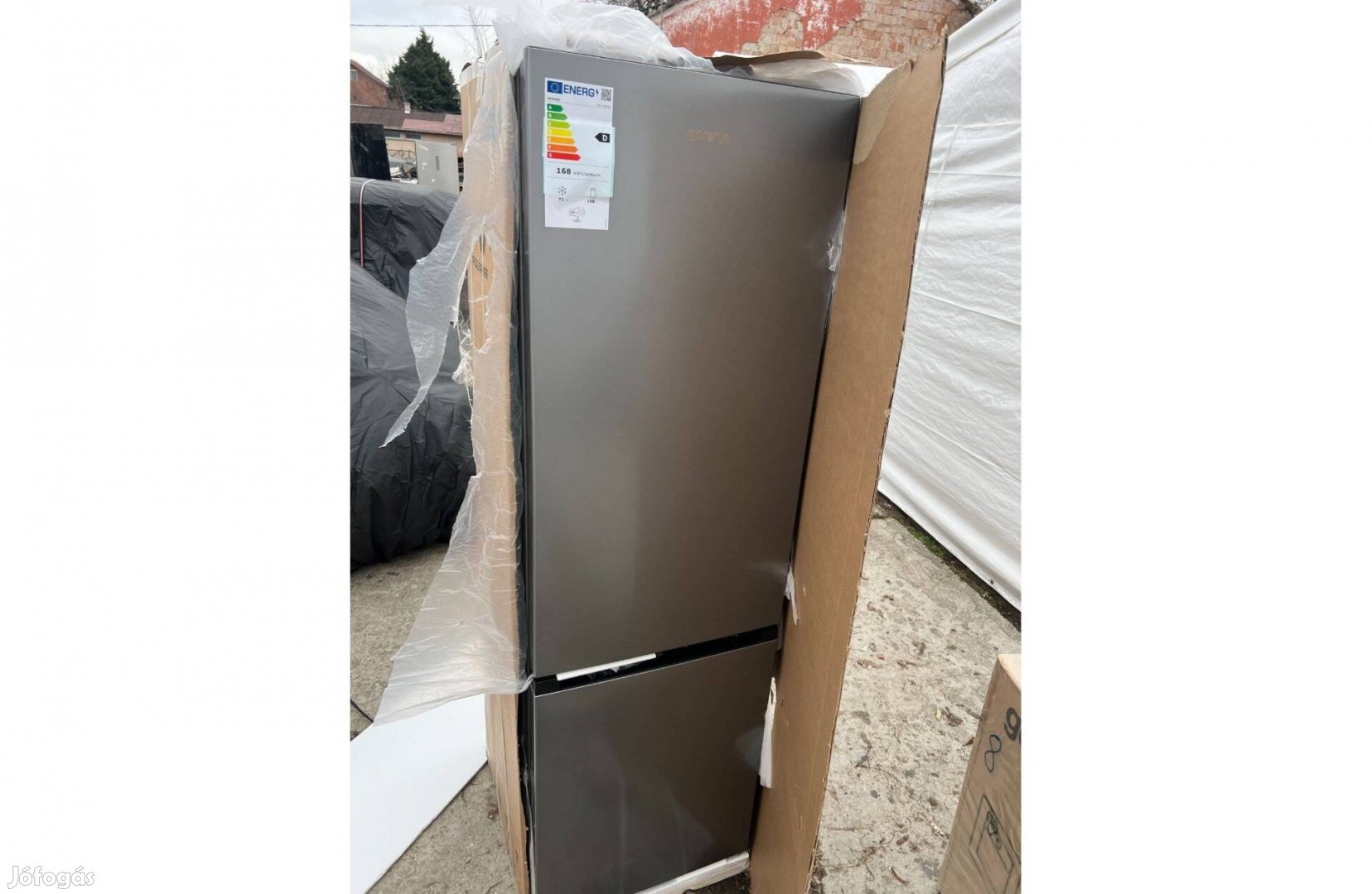 Gorenje RK418DPS4, D osztály, 269 liter, kombi hűtő, 160e.ft helyett!!