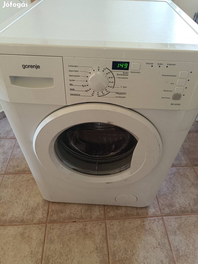 Gorenje WA60149 elöltöltős mosógép 