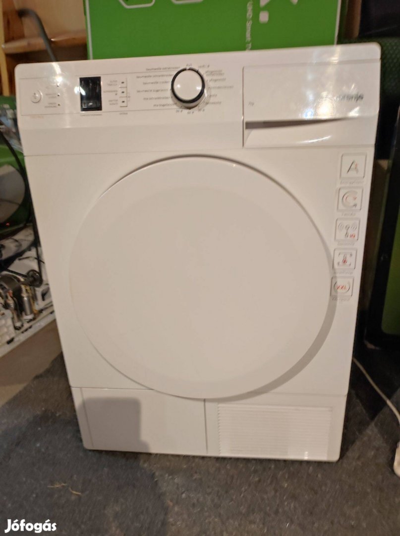 Gorenje, hőszivattyús szárítógép, kondenzációs, A+