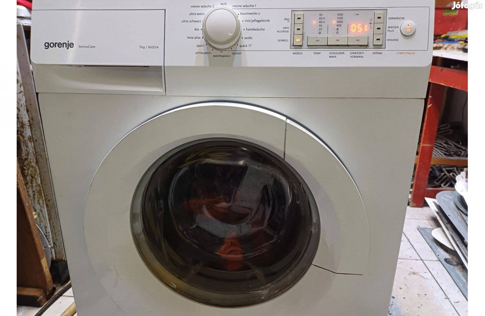 Gorenje aut mosógép garival,számlával eladó.Győr,