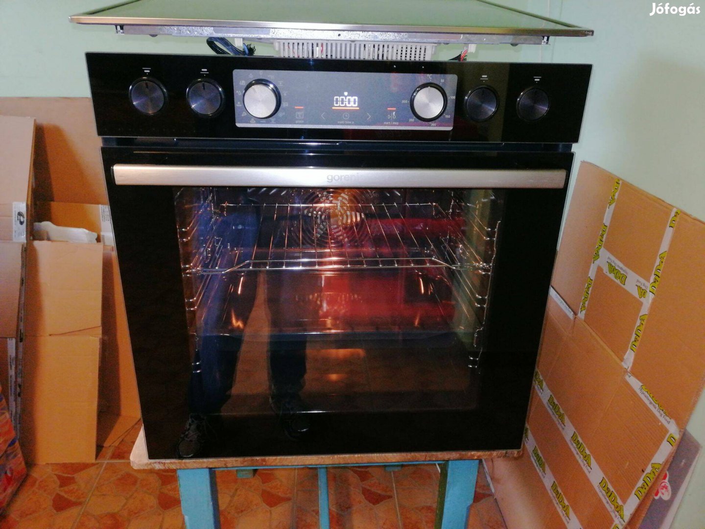Gorenje beépíthető sütő és indukciós kerámia főzőlap,új!