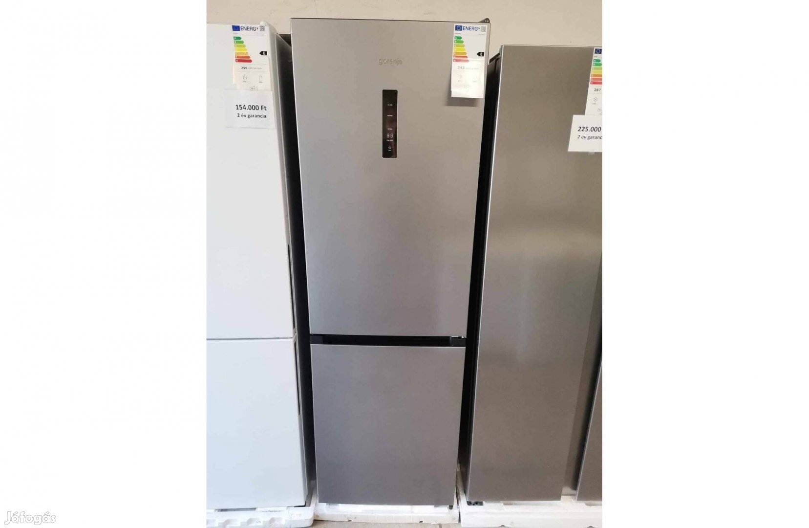 Gorenje front kijelzős hűtő 3év garanciával Áruhitelre is eladó