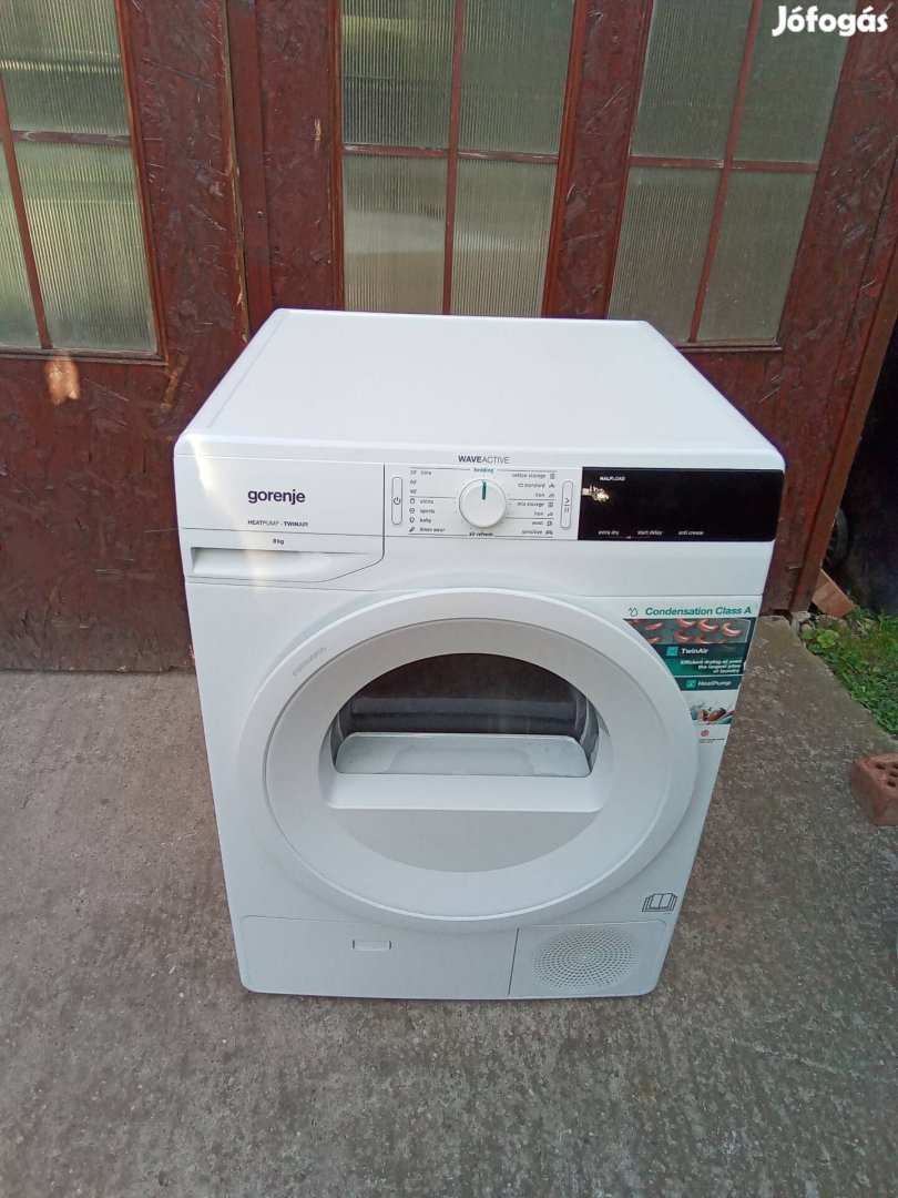 Gorenje hőszivattyús szárítógép 8 kg 