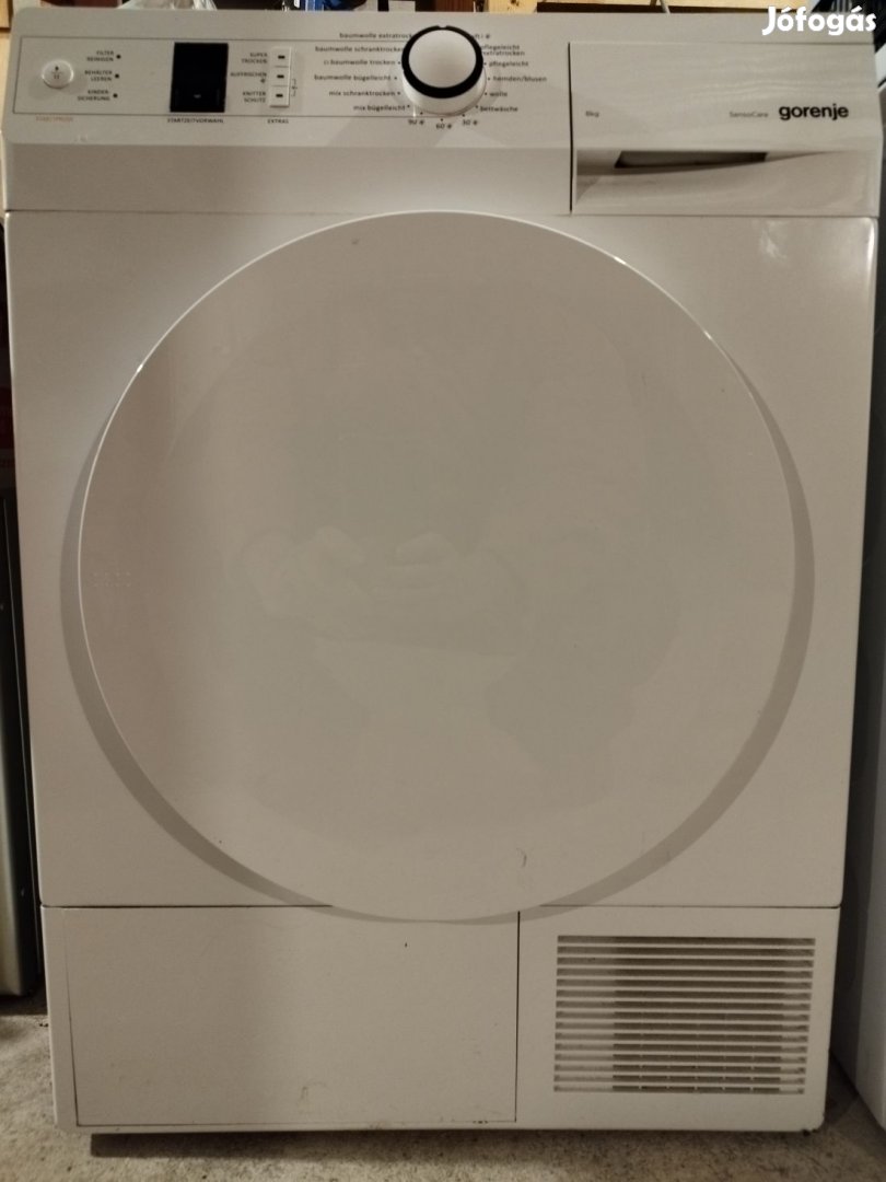 Gorenje hőszivattyús szárítógép 8kg