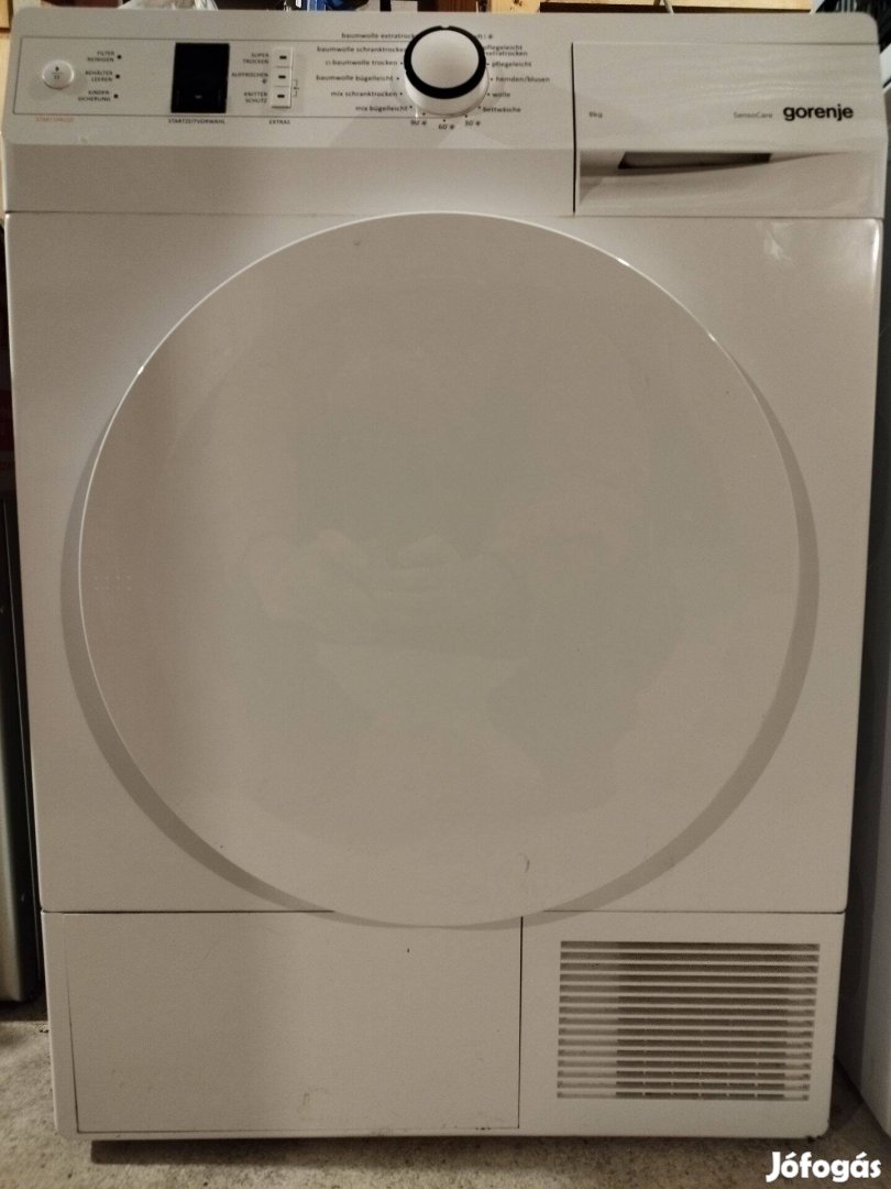 Gorenje hőszivattyús szárítógép 8kg