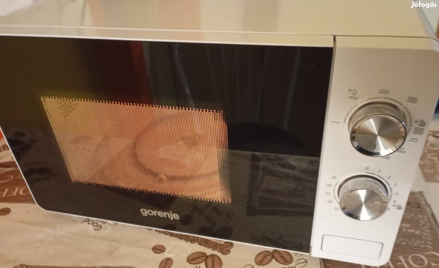 Gorenje infra grill 900W, új forgótányérral, használt, jó állapotban