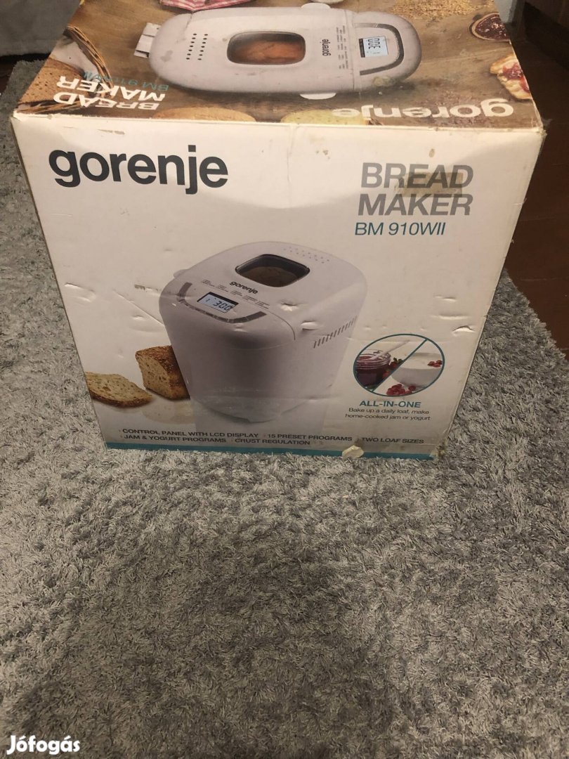 Gorenje kenyérsütő