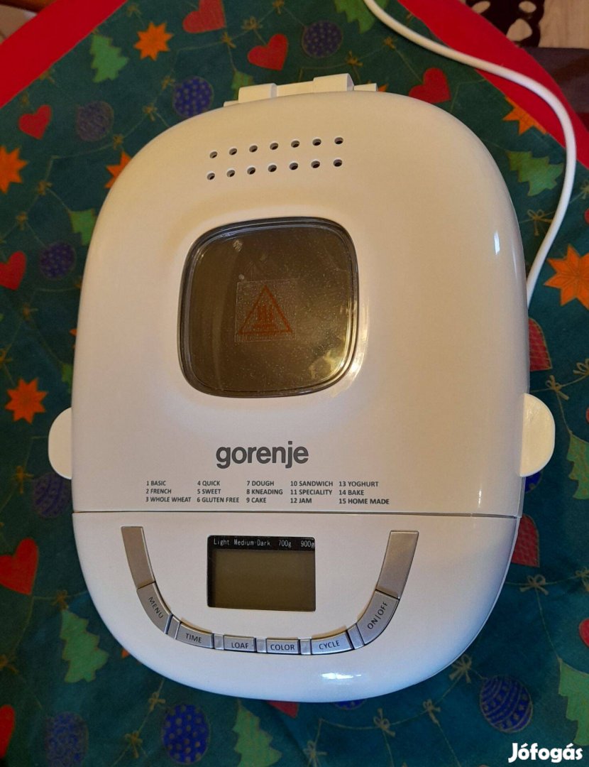 Gorenje kenyérsütőgép