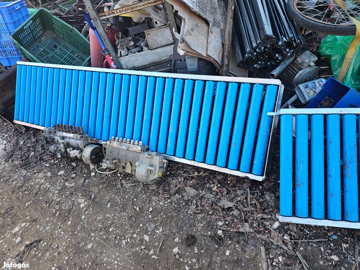 Görgös asztal futoszallag anyag továbito 60290 cm