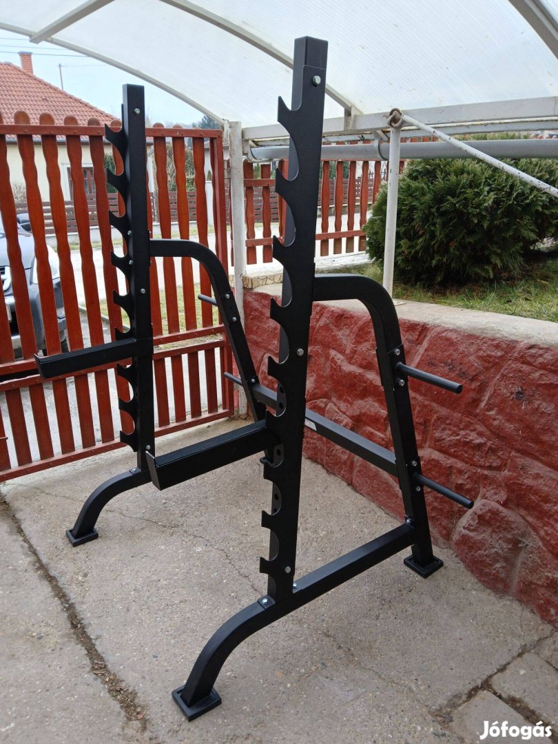 Gorilla Sports guggoló keret állvány squat rack profi