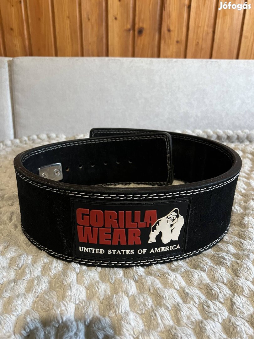 Gorillawear 4 Inch Leather Lifting Lever Belt S/M