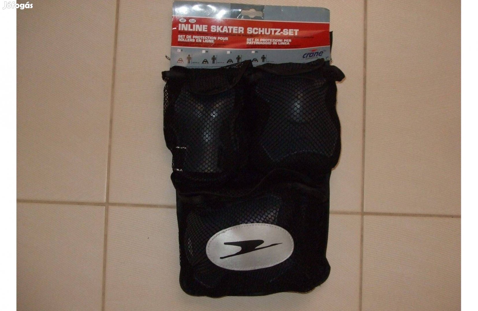 Görkorcsolya védőszett S méret Crane 2