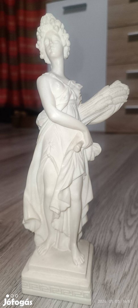 Görög alabástrom Demeter! istennő szobor Hand Made! Utánvét