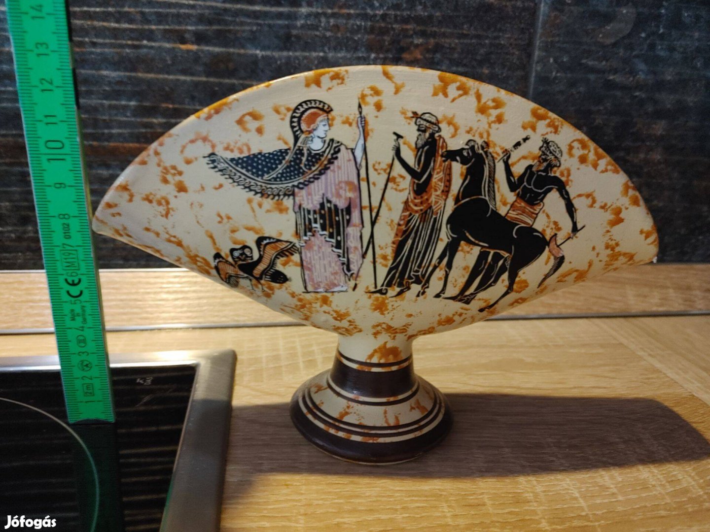 Görög mintás asztali szalvéta tartó