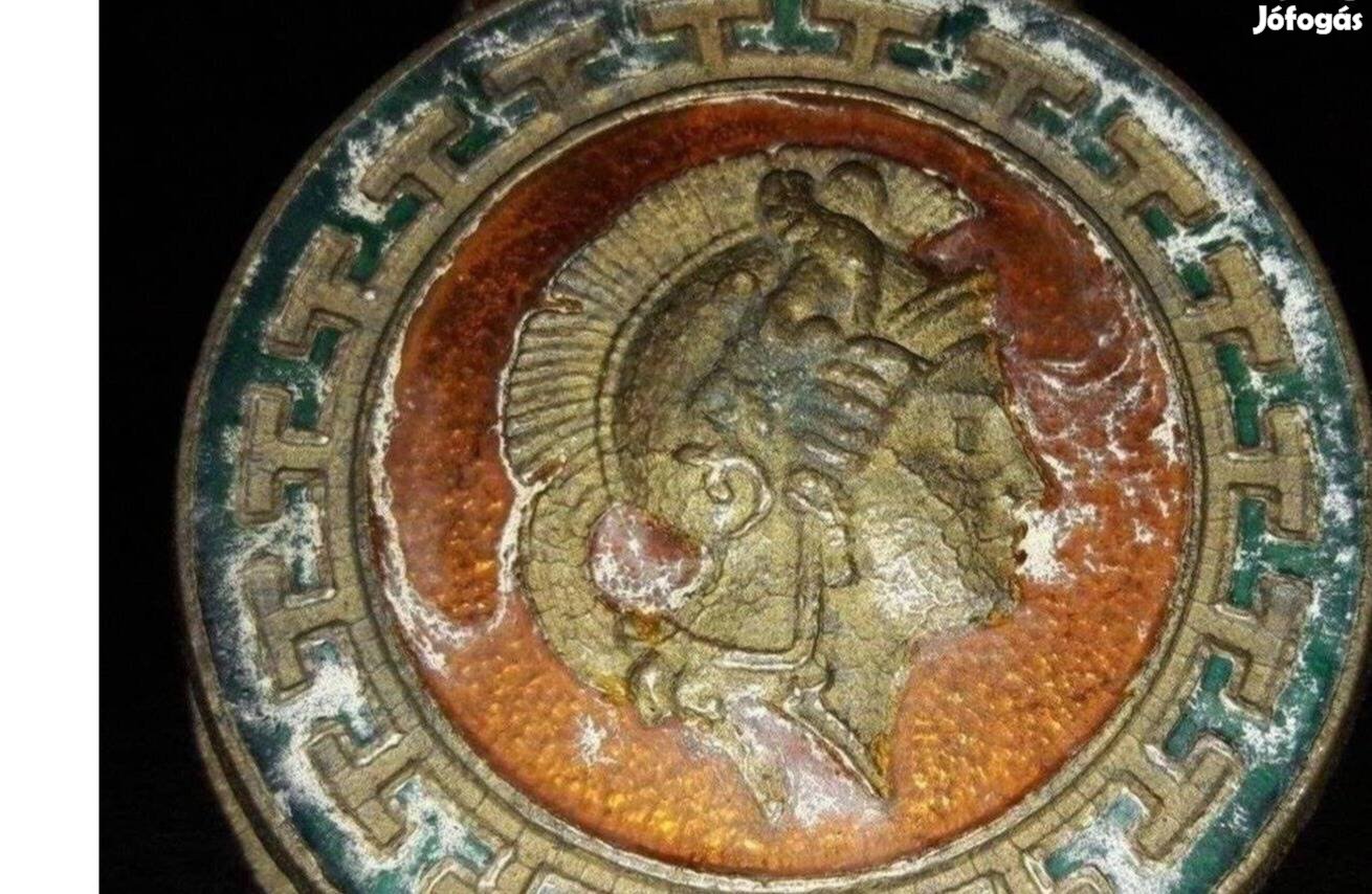 Görög motívumokkal díszített egyedi iratcsipesz