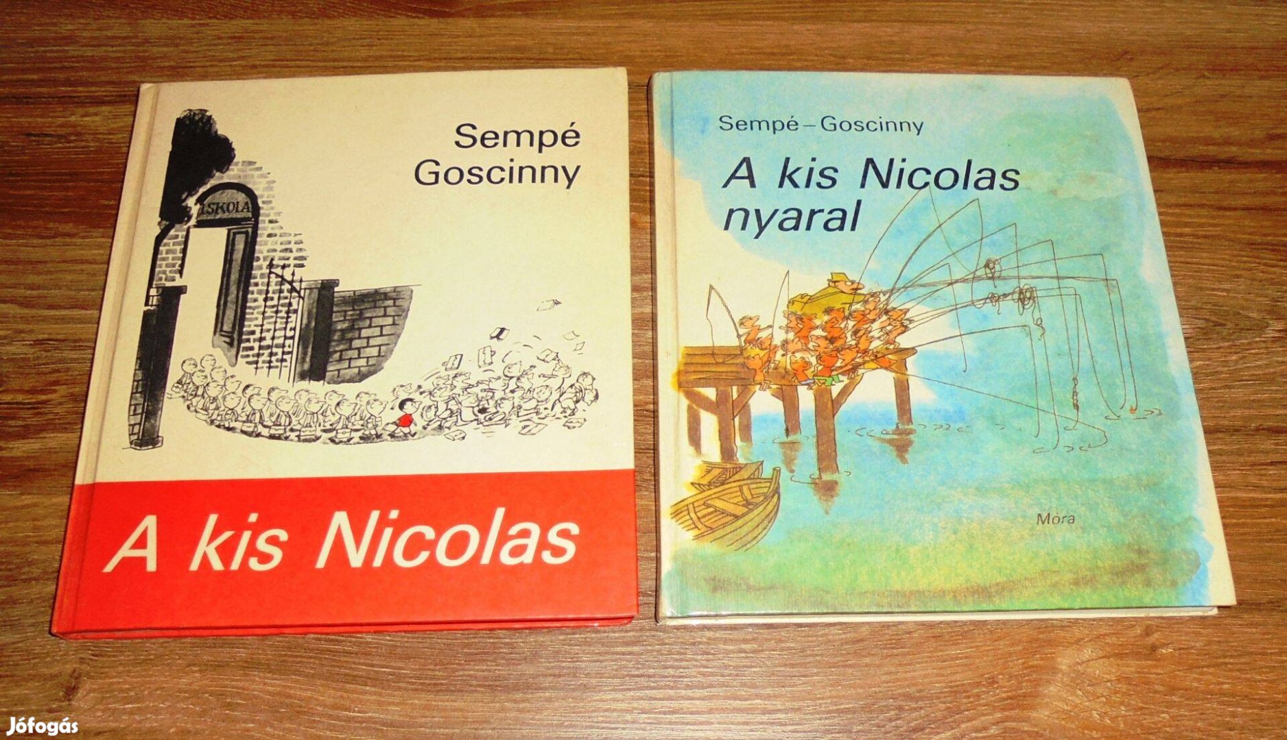 Goscinny - Sempé: A kis Nicolas + A kis Nicolas nyaral - első kiadások