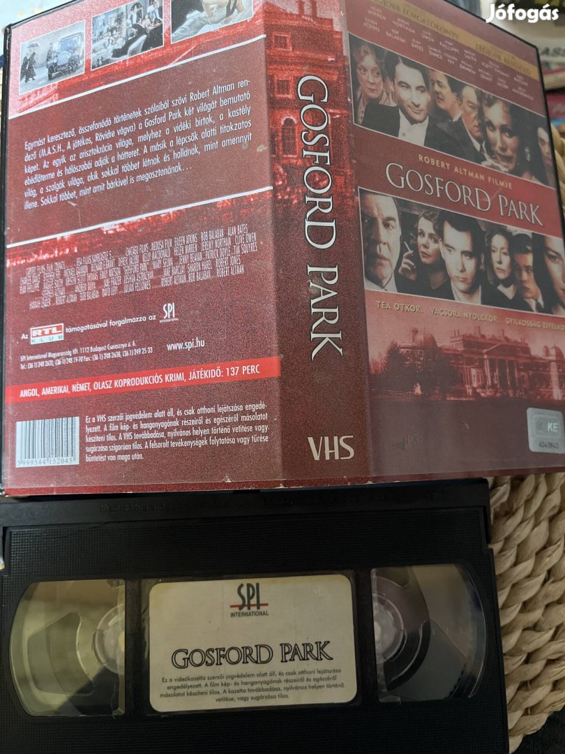 Gosford park vhs