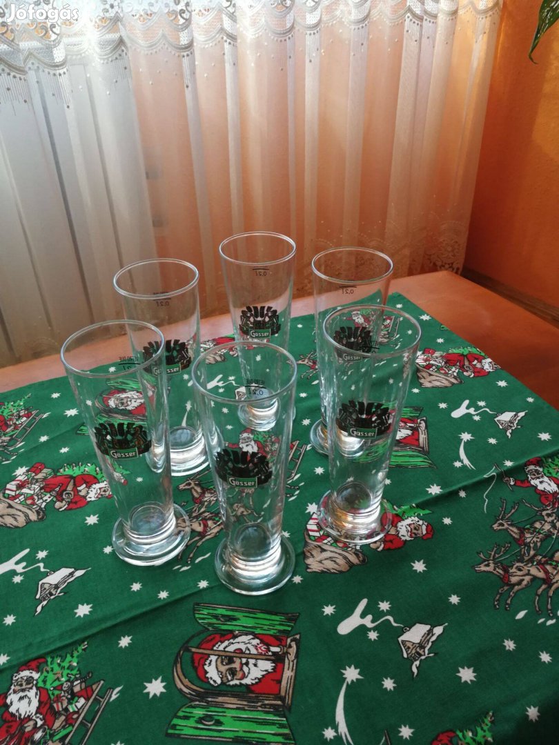 Gősser 2dl-es,Söröspoharak, Eladók!!