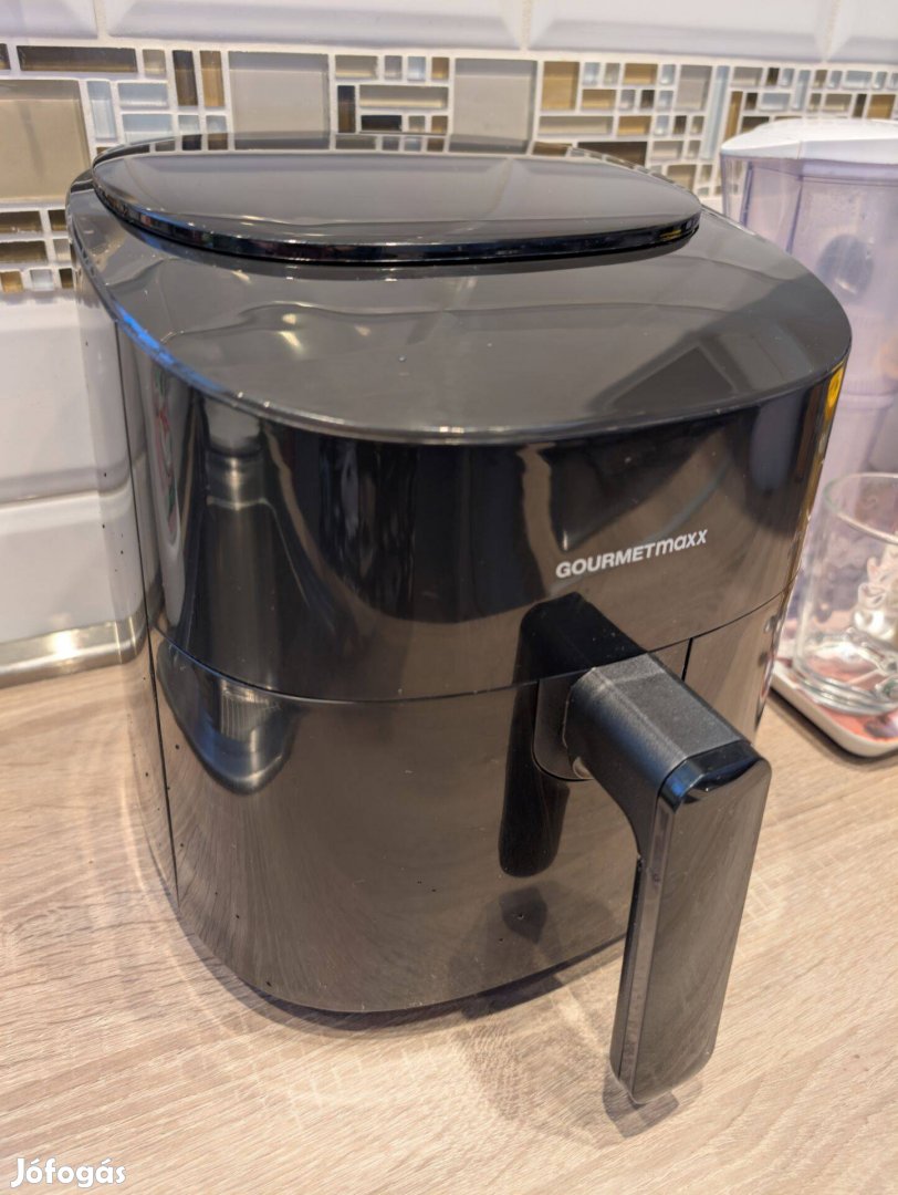 Gourmetmaxx forrólevegős sütő (airfryer), 8 program, 1450 W, 4,5 liter