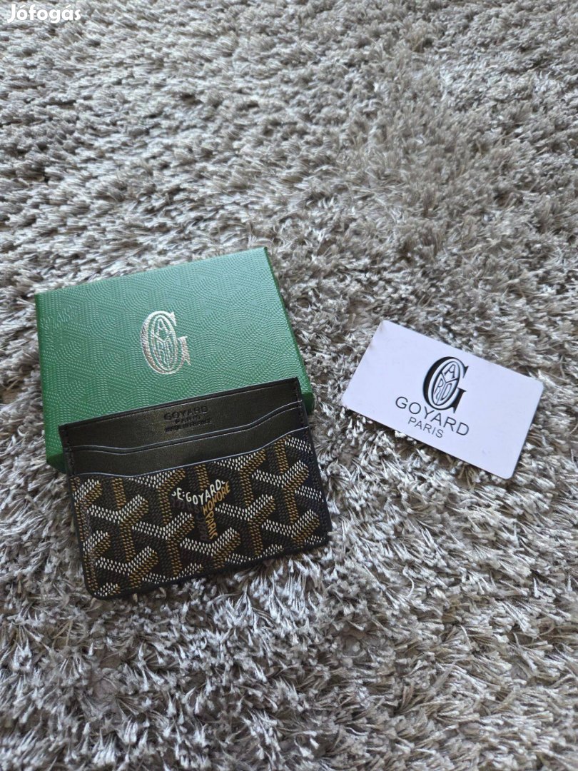 Goyard Fekete Férfi Mintás Pénztárca Irattartó