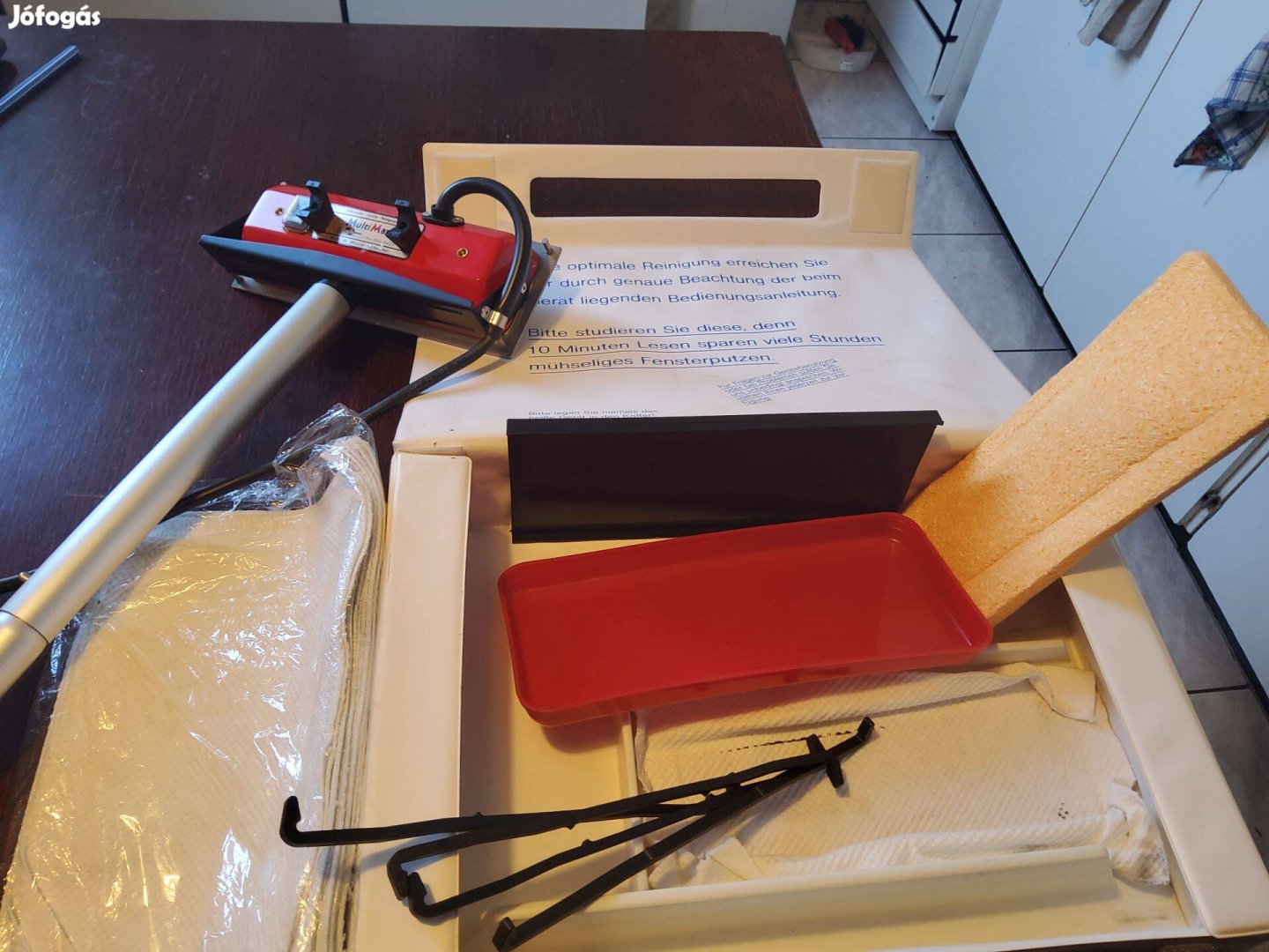 Gőzölős ablaktisztító dobozos komplett szett