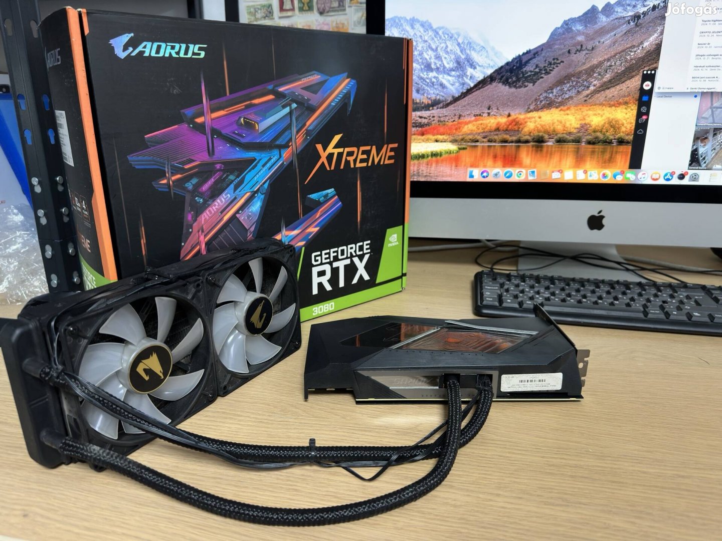 Gpu Aorus / Rtx 3080 10G Xtreme Waterforce vízhűtéses videókártya