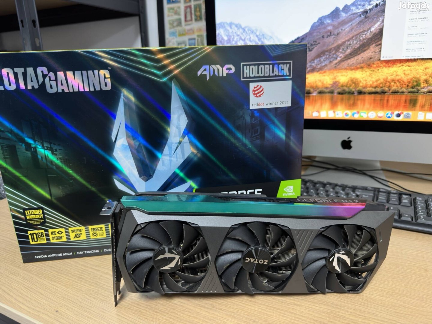 Gpu Zotac Rtx3080 AMP Holo 10GB videókártya