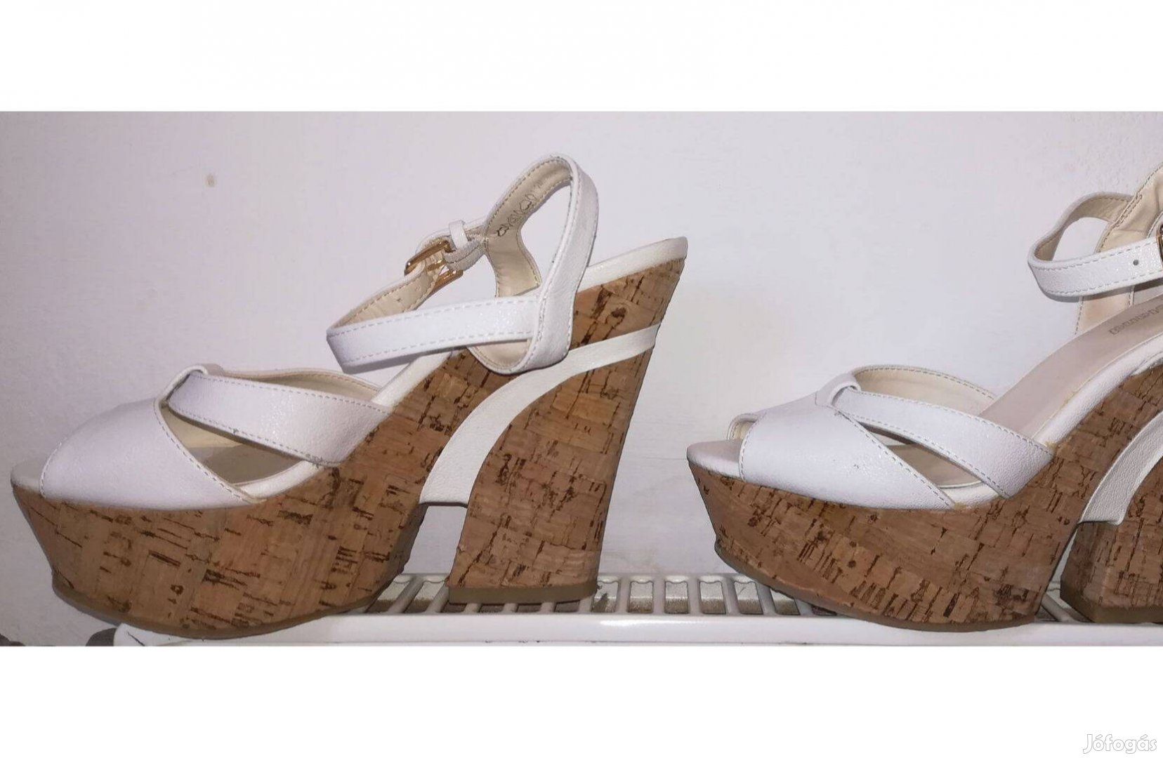 Graceland Magastalpú fehér, női cipő (36-es)