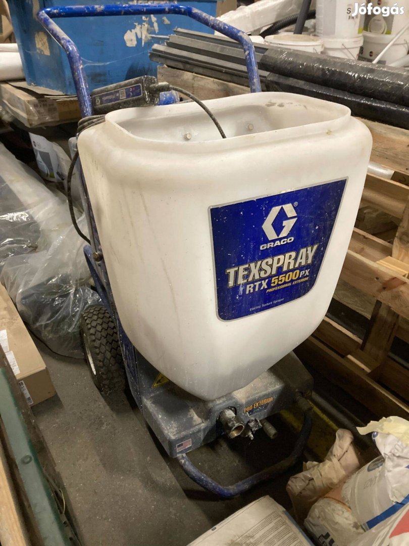 Graco Rtx 5500 PX színező- és ragasztó felhordó gép szinte