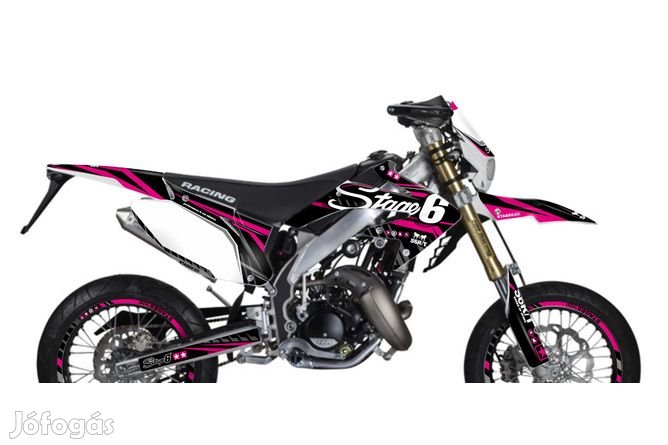 Grafikai készlet Honda HM 50 Stage6 rózsaszín