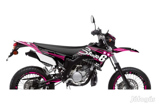 Grafikai készlet Yamaha DT 50 Stage6 rózsaszín