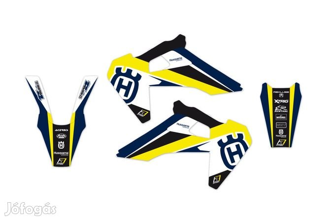 Grafikai készlet ülésborítással Blackbird Husqvarna FC / TC 2019-2022