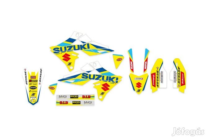 Grafikai készlet üléshuzattal Blackbird replika Suzuki 2020 RM-Z 250 /