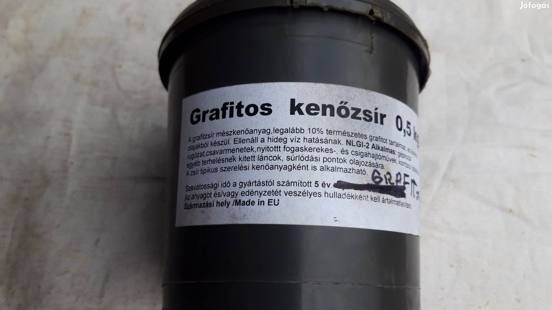 Grafitos zsír 0,5kg  bontatlan dobozban