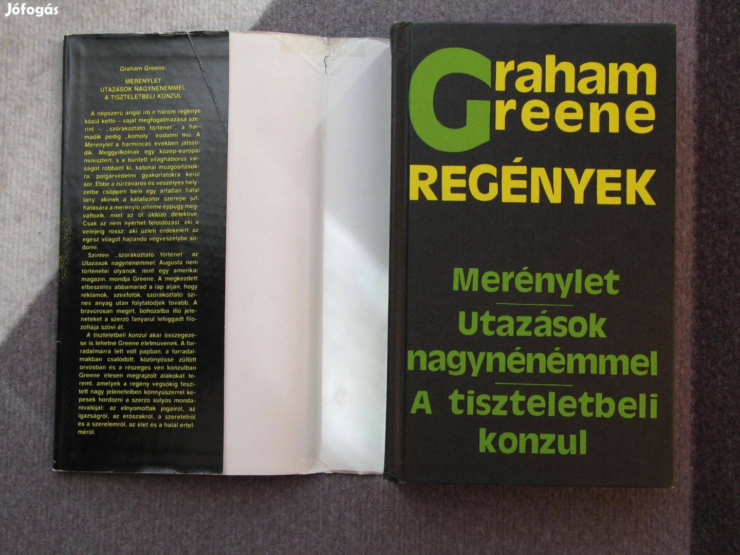 Grahan Greene Regények, Merénylet, Utazások nagynénémmel, Tiszteletbel