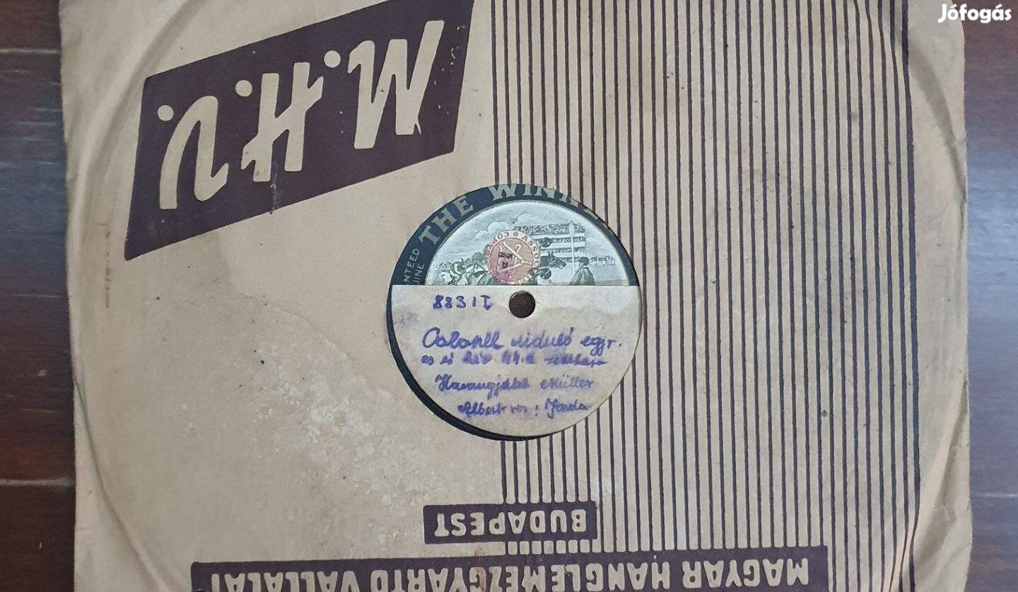 Gramofon lemez, induló